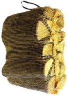 Net bags of logs